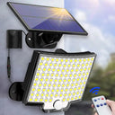 Solar-Powered LED Floodlight Outdoor Lighting Solution Remote Control