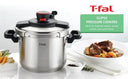 6.3 Quart Stainless Steel Induction Pressure Cooker with Secure Locking System