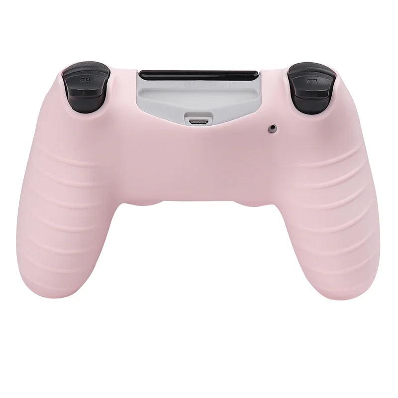 New Pink Soft Silicone Protective Case For PS4 Controller Skin Gamepad Case Cover Video Games Accessories for PS4 Joystick Cases  ourlum.com   