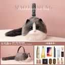 JIAERDI Lolita Plush Cute Cat Bag Women Harajuku Fur Bag