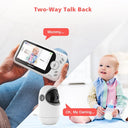 4.3 Inch Baby Monitor with Pan Tilt Camera: Secure Wireless System for Peace of Mind  ourlum.com   