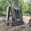 Badge Card Holder Carbon Fiber Wallet For Men Slim Design