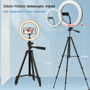 Selfie Ring Light with Remote & Tripod Stand Pro Kit