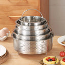 Stainless Steel Steamer Basket for Rice and Vegetables Cooking