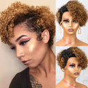 Trendy Pixie Cut Curly Wig Premium Brazilian Remy Deep Wave