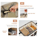 Roller Dirty Clothes Basket Clothes Storage Bag Foldable