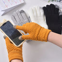 Autumn And Winter Gloves Plus Fleece Touch Screen Warm Gloves