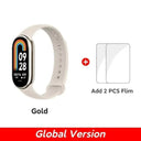 Mi Band 8 Blood Oxygen Tracker: Advanced Health Monitoring & Fitness Trends  ourlum.com Gold add 2PCS Film CHINA 