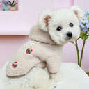 Winter Pet Coat: Stylish Hooded Fleece Jacket for Small Dogs  ourlum.com   