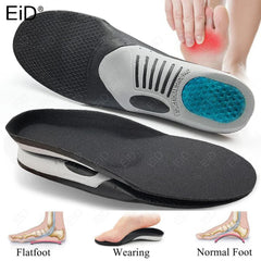 Orthotic Arch Support Insoles for Flat Feet & Plantar Fasciitis: Ultimate Comfort & Pain Relief for Men Women