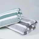 Striped Pattern Towel Set Soft Hand Towel Bath Towel