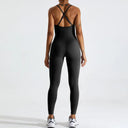 Ultimate Comfort Yoga Jumpsuit for Women - Versatile Fitness Suit for Enhanced Performance and Confidence  OurLum.com black XL CHINA