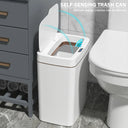 15/18L Smart Sensor Trash Can Waterproof Intelligent Touchless