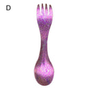 Ultralight Titanium Spork - 2 in 1 Spoon and Fork Travel