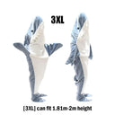 Cartoon Shark Blanket Hoodie Women Kigurumi Playsuit Cozy