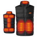 9 Areas Heated Vest Jacket USB Men Winter Hunting Jacket