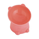 Large Capacity Cartoon Cat Shape Pet Feeder Cute Design