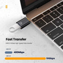 Elough 10A USB 3.0 to Type C OTG Adapter for Fast Charging Macbook Laptop  Samsung  ourlum.com   