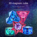 Variety Geometric Magnetic Magic Cube Fidget Toy for Kids