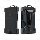 Carbon Fiber Metal Wallet Men Slim Aluminum ID Holder RFID