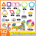 Magnetic Building Blocks: Creative Construction Set for Kids  ourlum.com Mini size 142pcs  