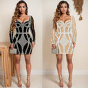 Mesh Chest-Wrapped Dress: Summer Glamour and Elegance