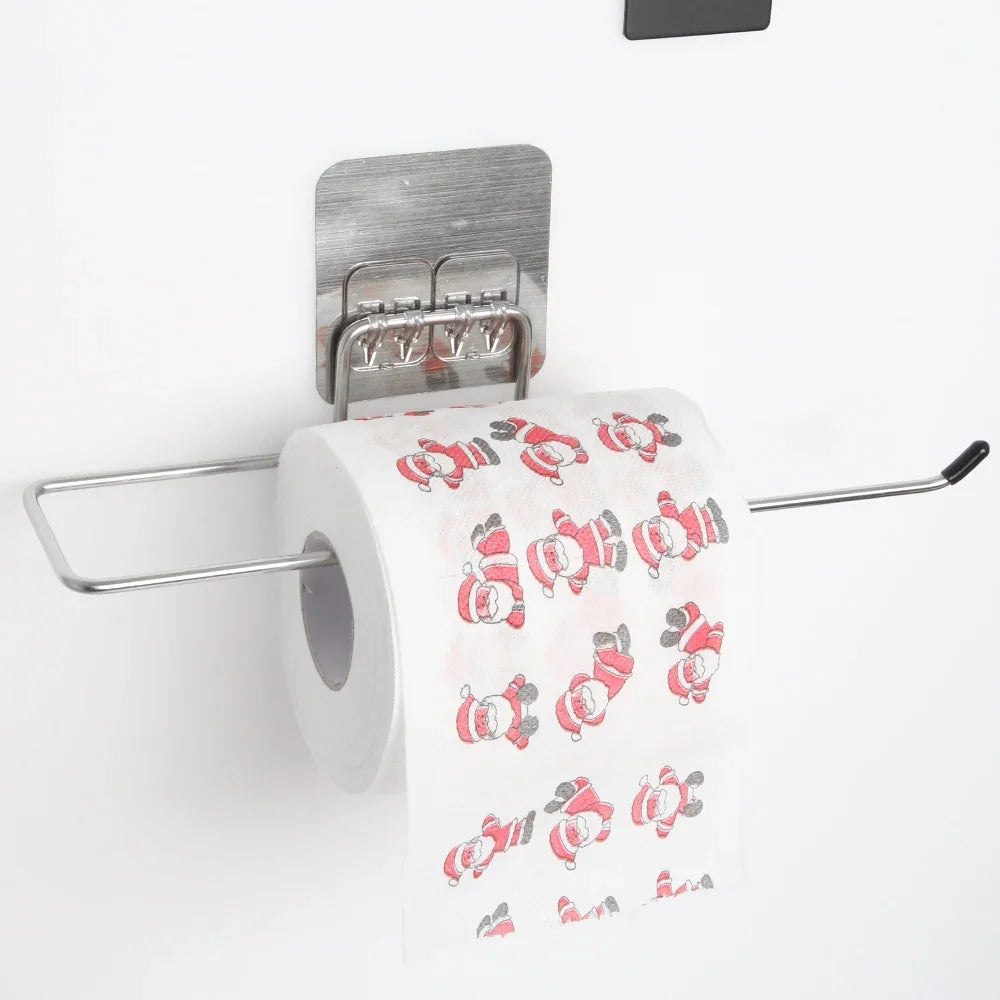 Toilet Paper Holder: Stainless Steel Bathroom Kitchen Organizer  ourlum.com   