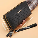 Long Wallet with Tassel Coin Holder Stylish Multilayer Moneyclip