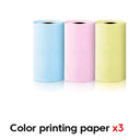 Mini Printer Colorful Adhesive Label Sticker Wireless Inkless