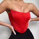 Velvet Corset Crop Top Stylish Elegance for Chic Nights