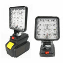 Versatile LED Work Light for Makita DeWalt Milwaukee Bosch