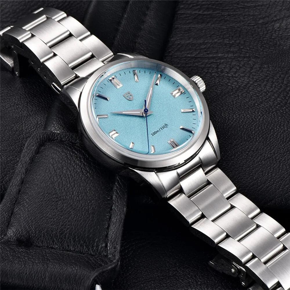 Luxury 38mm Men's Quartz Watch with Sapphire Crystal and Japanese Movement  ourlum.com   
