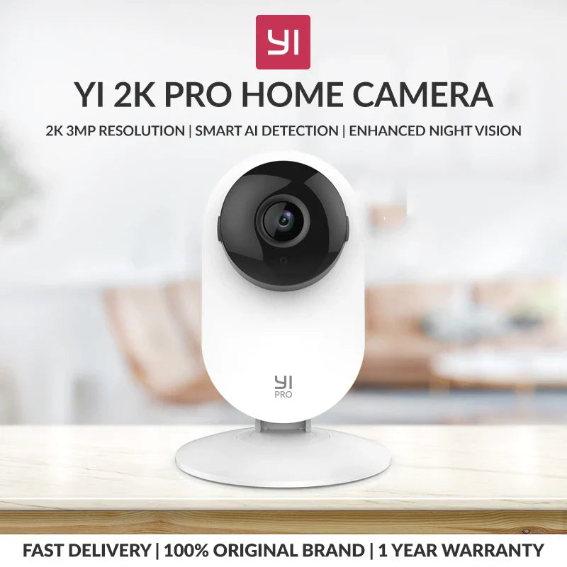 YI Pro Smart Home Security Camera with AI Detection & Night Vision  ourlum.com 1pc EU plug CHINA