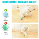 Interactive Cat Toy Ball 360 Automatic Rotating USB Charging