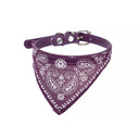 Adjustable Pet Scarf Bandana Collar for Small Dogs & Kittens  ourlum.com PURPLE neck 20-28cm 