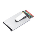 Slim Metal Card Wallet Business Minimalist RFID Cardholder