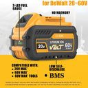 12Ah DEWALT Compatible Battery - 20V/60V MAX Power Pack