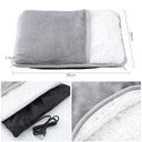 Winter Electric Foot Heating Pad USB Plush Warmer Mat