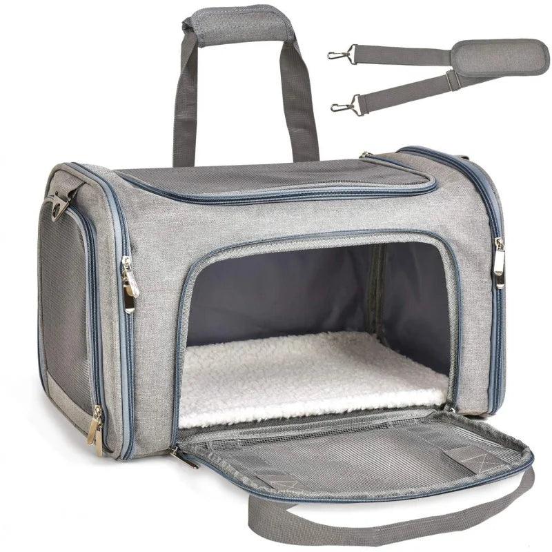 Pet Carrier Bag: Stylish, Durable, Airline-Approved Cat Carrier for Travel  ourlum.com   