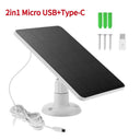 Solar Panel Charger for Security Camera and Light System