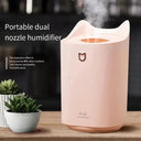 Dual Nozzle USB Humidifier - Silent Air Moisturizer for Home and Office  ourlum.com   