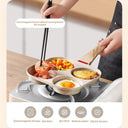 Versatile Four-Hole Non-Stick Frying Pan for Breakfast Cooking