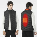 New 17 Heated Vest Jacket Fashion for Men Women Winter