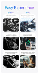 Mini Wired to Wireless CarPlay and Android Auto 2in1 AI Box