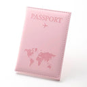 Vintage RFID Passport Holder Stylish PU Leather Wallet