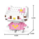 Hello Kitty Decorative Building Block Set with Kuromi and My Melody - Sanrio Anime Figure Toy for Kids and Adults  ourlum.com Hello Kitly 146PCS NO BOX 