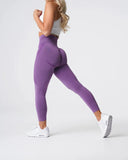 Contour Seamless Leggings Womens Butt Lift Curves Pink C6206