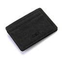 Slim Zipper Wallet: Stylish PU Leather Card Holder Pocket