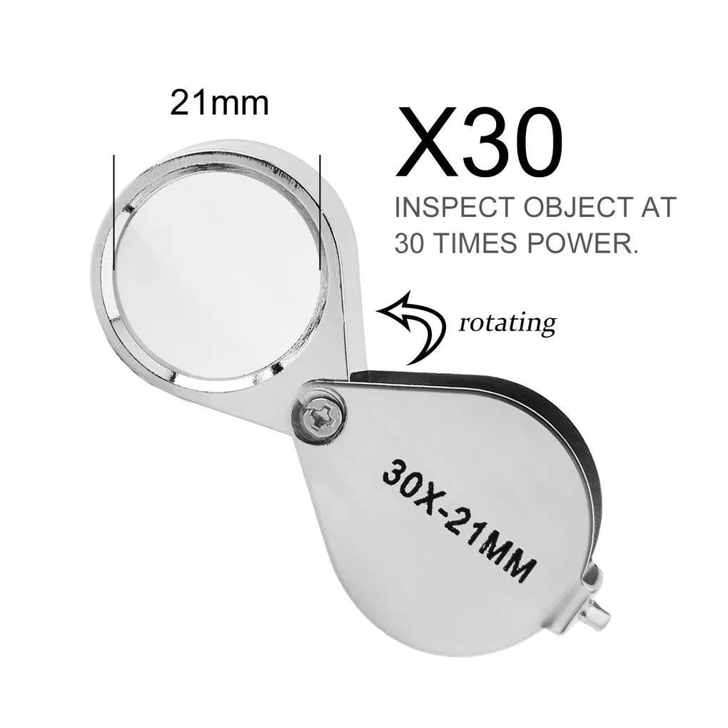 Jewelry Loupe Diamond Magnifier Glass: Quality Optical Lens for Jewelers  ourlum.com   