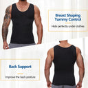 Men's Slimming Compression Vest for Tummy Control Body Shaper